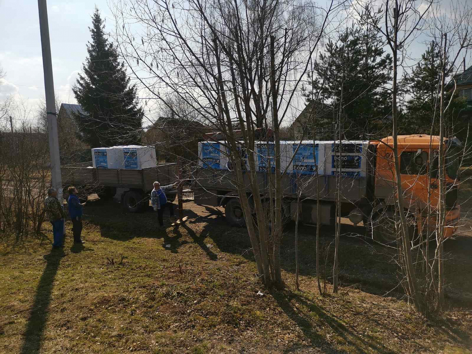 Доставка блоков Бонолит и клея Бонолит в д. Алексино