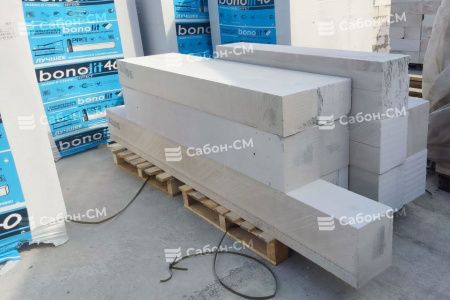 Газобетонные П-образные Бонолит 500х250х375, D500