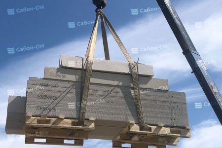 Газобетонные П-образные Бонолит 500х250х375, D500