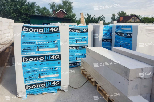Газоблок Bonolit Малоярославец D400 625х200х200 стеновой
