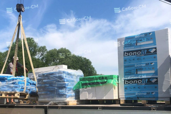Пеноблоки стеновые Bonolit Малоярославец 625х200х350, D600